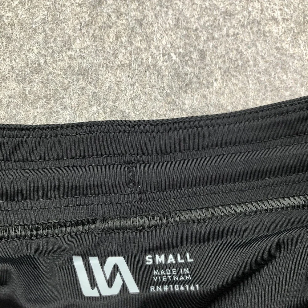 VRST Shorts Mens Small Black Microfiber 8 Inch Running Quick Dry Pockets